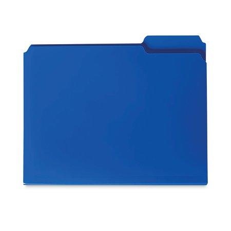 Smead Waterproof Folder, Poly, Blue, PK24 10503